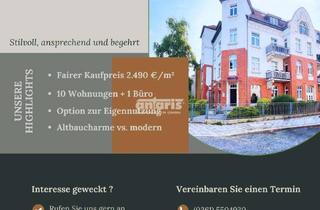 Anlageobjekt in 99096 Löbervorstadt, antaris Immobilien GmbH ** Repräsentative Villa in Bestlage von Erfurt **