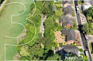 Grundstück zu kaufen in 48165 Hiltrup, Erste Reihe: Uneinsehbares Grundstück am Kanal - absolute Rarität