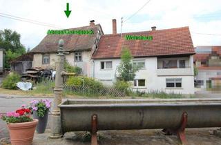 Haus kaufen in 78176 Blumberg, Zwei Häuser, zwei Flurstücke – Substanz mit Perspektive im Ortskern von Riedöschingen - Bestandsimmobilien mit Entwicklungschance!