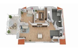 Wohnung mieten in 73329 Kuchen, Kuchen, ab Frühling 2026: Neu erbaute Dachgeschoß-Wohnung mit sonnigem Balkon und tollen Aussichten