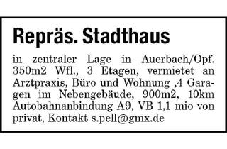 Gewerbeimmobilie kaufen in 91275 Auerbach, Repräsentatives Stadthaus