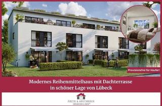 Reihenhaus kaufen in 23556 Lübeck, Lübeck - Modernes Reihenmittelhaus mit Dachterrasse in schöner Lage von Lübeck