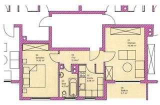 Wohnung kaufen in 61350 Bad Homburg, Bad Homburg vor der Höhe - Eigentumswohnung in Bad Homburg-Kirdorf - 2 Zimmer provisionsfrei