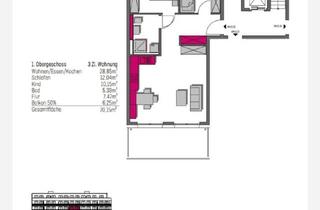 Wohnung kaufen in 63450 Hanau, Hanau - Exklusive 3-Zimmer Neubauwohnung mit Balkon, Energieeffizienz KfW