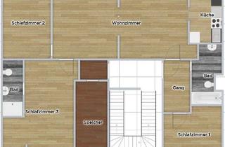 Wohnung mieten in 42859 Remscheid, 90m²_DG _ 4 Zimmer + 2 Bäder + Speicher _kernsaniert in 2021