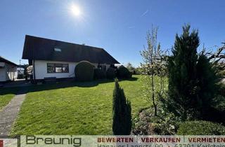 Haus mieten in 63796 Kahl, Großzügiges 1-2 Familienhaus mit Loggia, Terrasse, Lager, großem Garten & Garage in Mainnähe