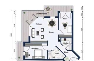 Wohnung mieten in 69493 Hirschberg, Exklusive 3-Raum-Terrassenwohnung mit Einbauküche in Hirschberg an der Bergstraße