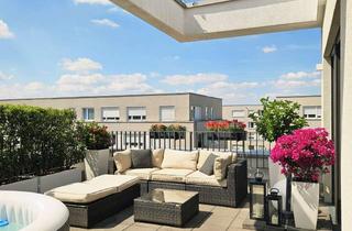 Penthouse kaufen in 60438 Frankfurt, Exklusive Penthouse-Wohnung mit gehobener Innenausstattung und 38qm Süd-Dachterrasse