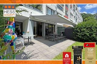 Wohnung kaufen in 50858 Junkersdorf, PROFI-FILM ANSCHAUEN: Barrierefreie Süd-Garten-Wohnung, Küche, TG-Platz möglich