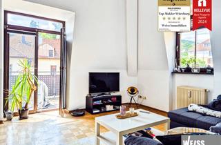 Wohnung mieten in Leistenstraße, 97082 Nikolausberg, 2 Zimmer Maisonette-Wohnung mit Balkon und Blick auf Würzburg