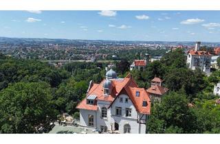 Penthouse kaufen in 01324 Bühlau/Weißer Hirsch, Erstbezug 12-25 ! Neubau-Studio- Penthouse Ebene m.Lift im Villendenkmal & Traumblick über Dresden!