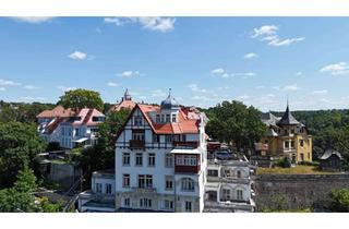 Penthouse kaufen in 01324 Bühlau/Weißer Hirsch, Erstbzg.2025 ! Luxus Studio- Penthouse Ebene m. eig.Lift im Villendenkmal & Traumblick über Dresden!