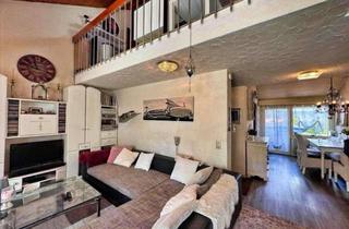 Wohnung kaufen in 73230 Kirchheim, Charmante Maisonettewohnung mit Galerie und drei Balkonen in idyllischer Lage