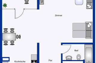 Wohnung mieten in Alte Gladbacher Straße 31, 47805 Dießem/Lehmheide, Krefeld - 1-Zimmer-Wohnung mit Aufzug - 43qm- Top Lage mit Neubau-Nachbarschaft