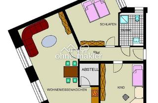 Wohnung mieten in 45307 Essen, Wohnung 3,5 Zimmer Fußbodenheizung, Barrierefrei
