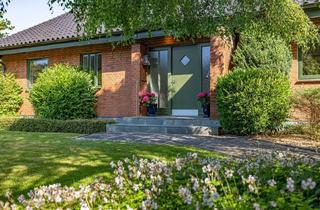 Einfamilienhaus kaufen in 24955 Harrislee, Charmantes und ebenerdiges Einfamilienhaus mit schönem Garten in zentraler Lage von Harrislee