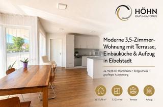 Wohnung kaufen in Würzburger Straße 14a, 97246 Eibelstadt, Moderne 3,5-Zimmer-Wohnung mit Terrasse & Einbauküche in Eibelstadt