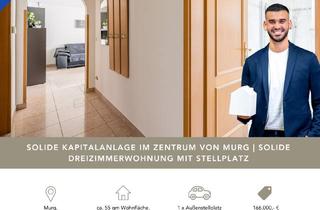 Wohnung kaufen in Friedenstraße, 79730 Murg, Kapitalanlage | Vermietete Dreizimmerwohnung im Ortszentrum von Murg