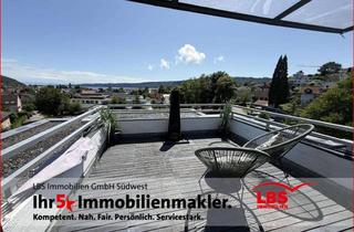 Penthouse kaufen in 78351 Bodman-Ludwigshafen, Bodensee in Sicht – stilvolles Penthouse mit umlaufender Dachterrasse