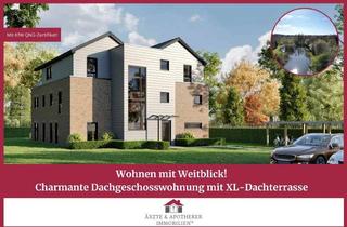 Wohnung kaufen in 26802 Moormerland, Exklusives Dachgeschoss mitCharme – 2-Zimmer-Wohnung und großer Dachterrasse