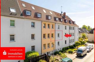 Wohnung kaufen in 23556 St. Lorenz Nord, Frisch renoviert & zentral: 3-Zimmer-Wohnung mit Balkon in Lübeck