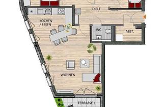 Wohnung kaufen in 51375 Schlebusch, Barrierefreie Eigentumswohnung mit 2 Terrassen und Gartenanteil in Leverkusen Schlebusch
