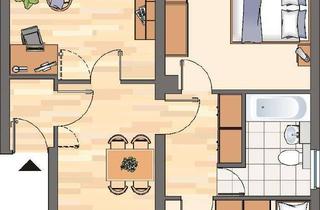 Wohnung mieten in Eichenstraße 73, 59423 Unna, 3-Zimmer-Wohnung in Unna Süd mit saniertem Badezimmer und Balkon