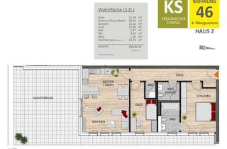 Wohnung mieten in 50968 Raderberg, Lichtdurchflutete Neubauwohnung mit Dachterrasse und offener Grundrissgestaltung