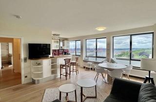 Wohnung mieten in 22767 Altona-Altstadt, Möblierte 2-Zimmer-Wohnung mit Elbblick, Balkon & Tiefgarage