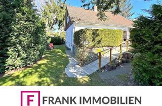 Haus kaufen in 12309 Lichtenrade, FRANK IMMOBILIEN- EFH mit Gartenidylle - Okal- Fertighaus mit baubiologischem Gutachten!