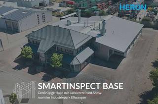 Gewerbeimmobilie kaufen in 73479 Ellwangen, SMARTINSPECT BASE - Großzügige Halle mit Lackiererei und Showroom im Industriepark Ellwangen