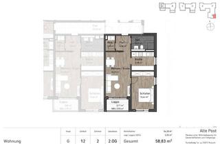 Wohnung kaufen in 25813 Husum, Willkommen im Wohnquartier "Alte Post" - Neubau von 107 Wohneinheiten