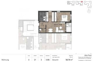 Wohnung kaufen in 25813 Husum, Willkommen im Wohnquartier "Alte Post" - Neubau von 107 Wohneinheiten