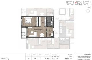 Wohnung kaufen in 25813 Husum, Willkommen im Wohnquartier "Alte Post" - Neubau von 107 Wohneinheiten