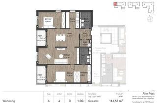 Wohnung kaufen in 25813 Husum, Willkommen im Wohnquartier "Alte Post" - Neubau von 107 Wohneinheiten