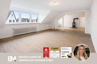 Wohnung kaufen in 90602 Pyrbaum, Viel Platz auf einer Ebene: 4-Zimmerwohnung mit Kamin und großer Einbauküche in Pyrbaum