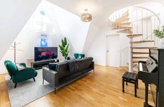 Penthouse mieten in Kramerstraße 25, 30159 Mitte, Exklusives Maisonette-Penthouse mit Skyline-Blick – Voll möbliert & sofort bezugsbereit