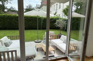 Wohnung mieten in Wannseestraße 6a, 14482 Klein Glienicke, Stilvolle 3-Zimmer-Erdgeschosswohnung mit 210qm Garten