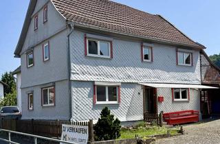 Einfamilienhaus kaufen in Bornweg 34, 63599 Biebergemünd, Charmantes Einfamilienhaus m. Anbau, Scheune und Sanierungspotenzial – zentrale Lage in Biebergemünd