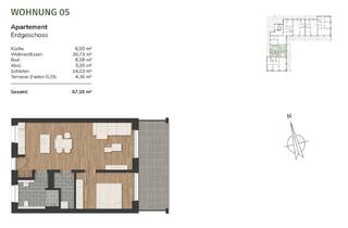 Wohnung kaufen in 26340 Zetel, Wohnen am Urwald - 17 moderne Eigentumswohnungen in Neuenburg - Wohnung 5