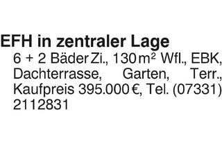 Haus kaufen in 73312 Geislingen, EFH in zentraler Lage