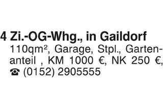 Wohnung mieten in 74405 Gaildorf, 4 Zimmer Whg