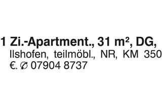 Wohnung mieten in 74532 Ilshofen, 1 Zi.-Apartment