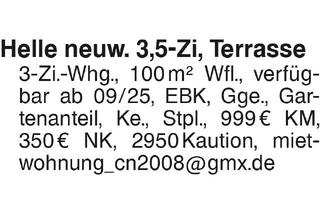Wohnung mieten in 74564 Crailsheim, Helle neuw. 3,5-Zi, Terrasse