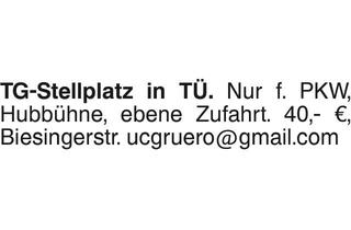 Immobilie mieten in 72070 Tübingen, Sonstige Immobilien mieten, Tübingen