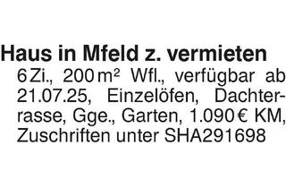 Haus mieten in 74545 Michelfeld, Haus in Mfeld z. vermieten