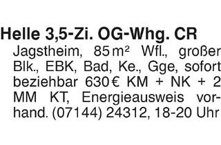 Wohnung mieten in 74385 Pleidelsheim, 3 1/2-Zi.Whg.