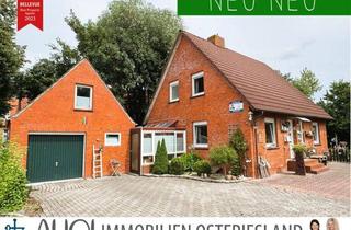 Haus kaufen in 26736 Krummhörn, Zentral und doch ruhig und idyllisch! EFH mit Garage und sichtgeschütztem Garten in zweiter Reihe