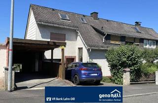 Doppelhaushälfte kaufen in 35745 Herborn, Herborn / Alsbach - Herborn: Gepflegte Doppelhaushälfte mit idyllischem Garten