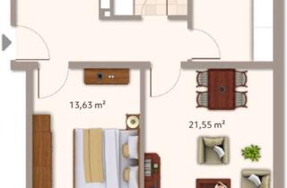 Wohnung mieten in Paul-Eyferth-Straße 67, 38304 Wolfenbüttel, Vollständig renovierte 3-Raum-Wohnung 70 m2 mit Balkon und Einbauküche in Wolfenbüttel
